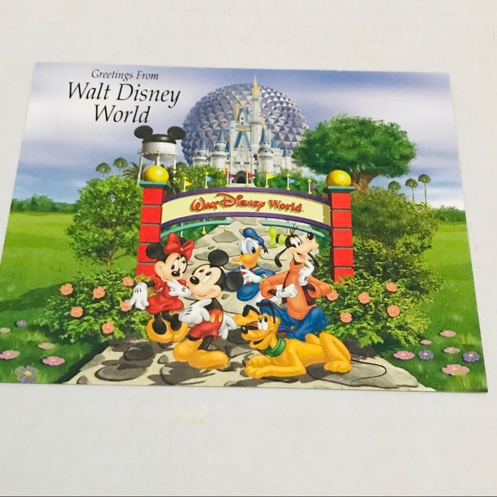 22 'Greetings from Disney World' Blank Cards and Envelopes
